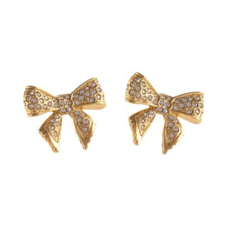 Kolczyki kokardki z kryształkami Aria Princess Collection (P25/NUT/09AU)