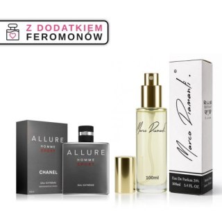 Perfumy nr 826 100ml z feromonami - zamiennik inspirowany Allure Homme Sport od Chanel