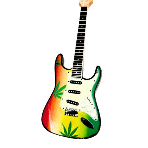 Breloczek Gitara w stylu Bob Marley Reggae Gadżet - EGK-0641