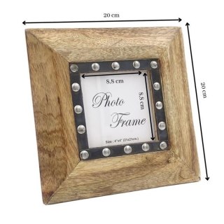 Drewniana ramka na zdjęcia 30071 - format zdjęcia 10x10cm