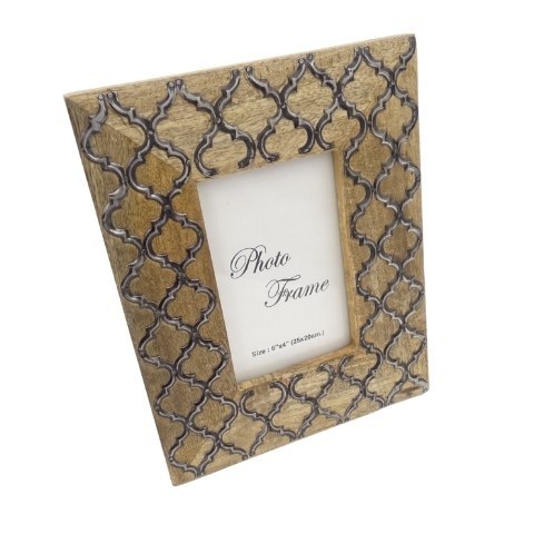 Drewniana ramka na zdjęcia - koniczynka marokańska - A-1133 - Format zdjęcia 15 x 10 cm