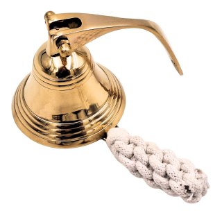 Dzwon Mosiężny Okrętowy Średnica 7,5 cm - Dekoracja Marynistyczna - HB34/3