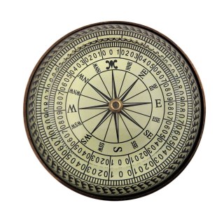 Kompas Soczewkowy Mosiężny - Retro Replika - NC2511