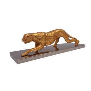 Elegancka Figura Dekoracyjna Lampart Złoty 42cm Glamour Loft Prezent