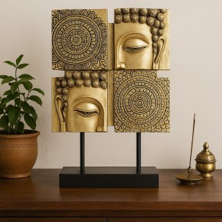 Figurka Mandala buddyjska - 4 elementy - 43715