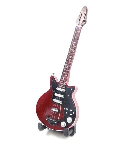 Mini gitara 15cm w stylu Brian May - BMG-006
