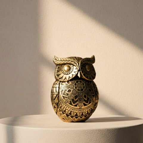 Sowa - symbol mądrości - dekoracja - 42971Y3
