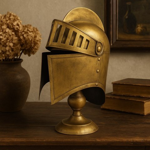 Grecki Hełm Dekoracyjny Retro - Replika Metal - 6646A