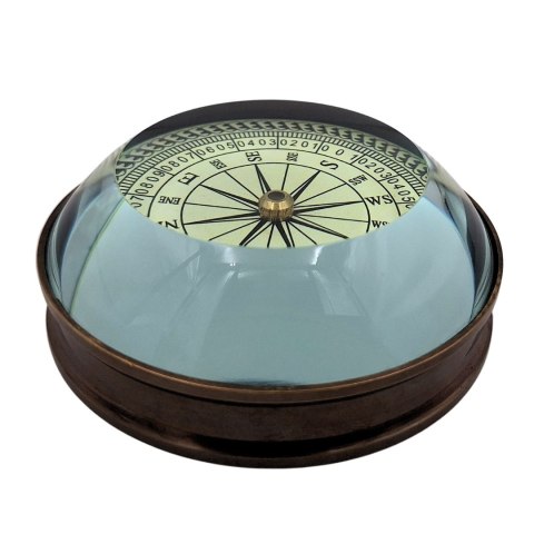 Kompas Soczewkowy Mosiężny - Retro Replika - NC2511