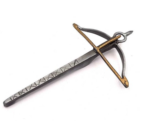 Mała Metalowa Replika Kuszy - Dekoracja - BM