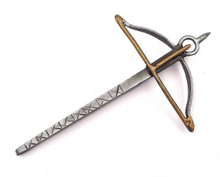 Mała Metalowa Replika Kuszy - Dekoracja - BM