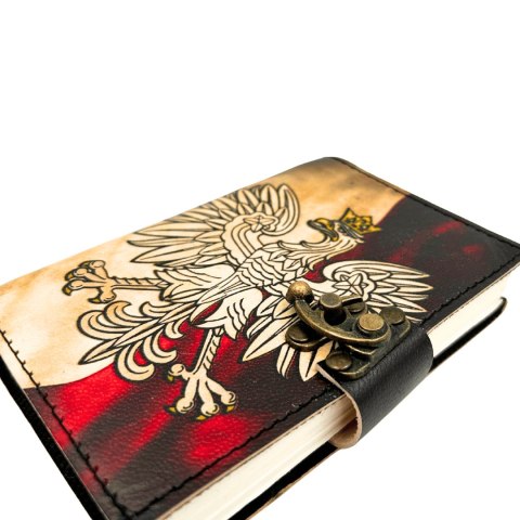 Notes Skórzany Pamiętnik Polski Orzeł Patriotyczny - 200 stron - AH13