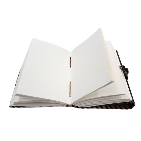 Notes Skórzany Retro 200 stron Słońce i Księżyc 200 stron - AH05