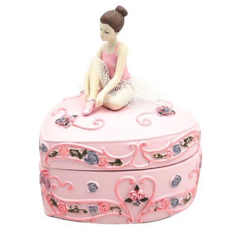 Pozytywka Pudełeczko Baletnica Serce Jezioro Łabędzie - MP-19031