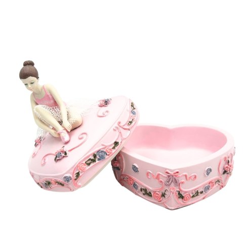 Pozytywka Pudełeczko Baletnica Serce Jezioro Łabędzie - MP-19031