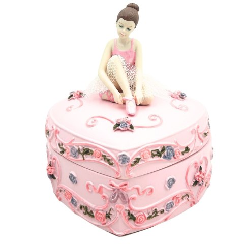 Pozytywka Pudełeczko Baletnica Serce Jezioro Łabędzie - MP-19031