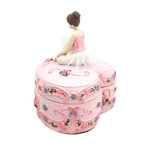 Pozytywka Pudełeczko Baletnica Serce Jezioro Łabędzie - MP-19031