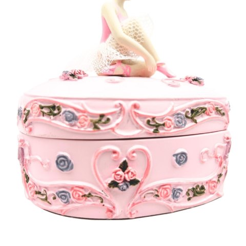 Pozytywka Pudełeczko Baletnica Serce Jezioro Łabędzie - MP-19031