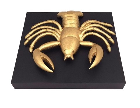 Rak - złota figurka dekoracyjna - CAN2