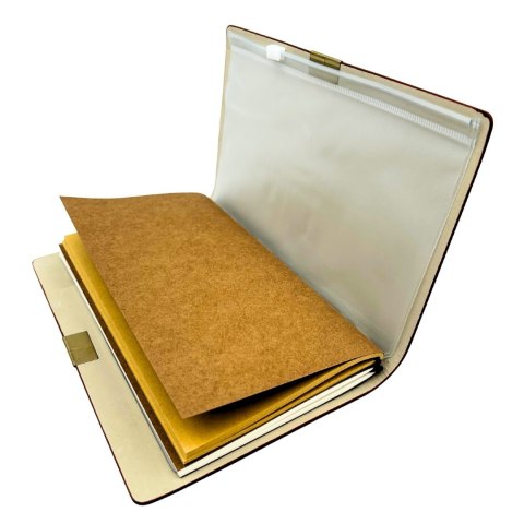 Skórzany Notes Podróżnika Organizer Wizytownik Etui - EE7
