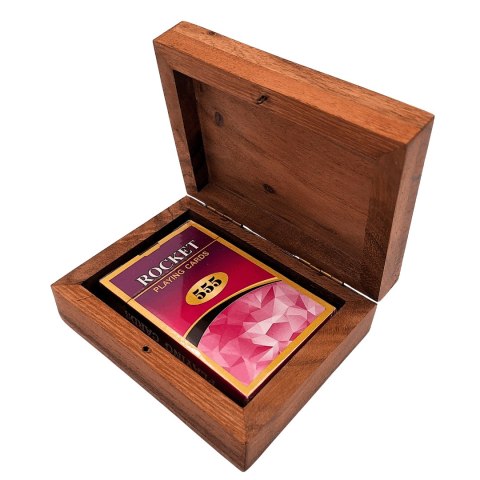 Talia Kart w Ozdobnym Drewnianym Pudełku - DNU-3025