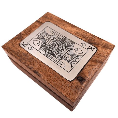 Talia Kart w Ozdobnym Drewnianym Pudełku - DNU-3025