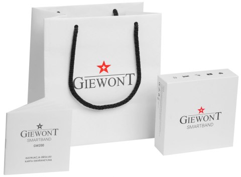 Smartwatch GIEWONT Czarno Zielony 2 Paski GW200-5