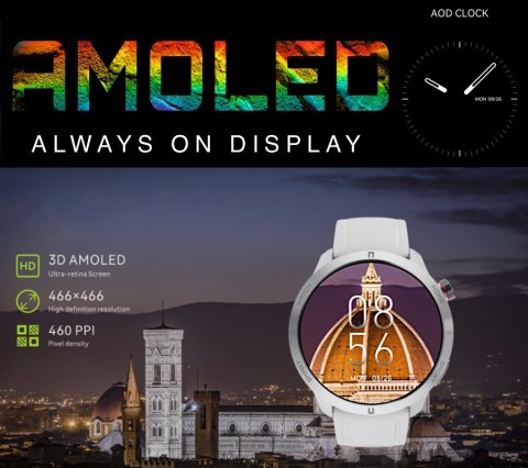 Smartwatch RUBICON RNCF14 Silver/White SMARUB252