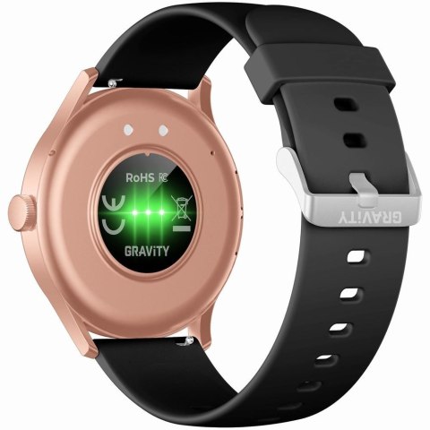 Smartwatch Gravity Czarno Różowy GT2-2 PRO