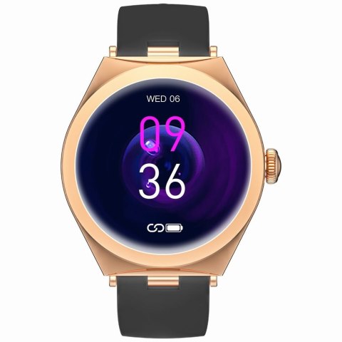 Smartwatch Gravity Różowe Złoto Czarny GT25-3