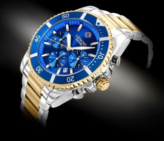 Zegarek Męski Giewont Chronograph Sapphire Multikolor GW3970-B5
