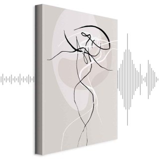 Obraz - Beżowa energia (1-częściowy) pionowy