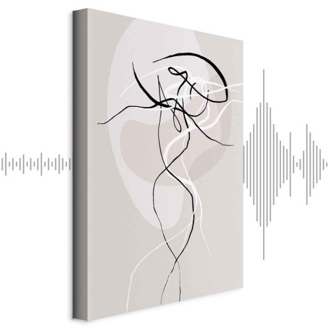 Obraz - Beżowa energia (1-częściowy) pionowy