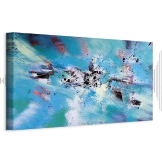 Obraz - Zabawa na śniegu (1-częściowy) wąski