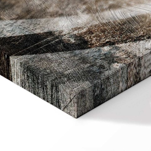 Obraz - Abstrakcyjny pióropusz (1-częściowy) szeroki