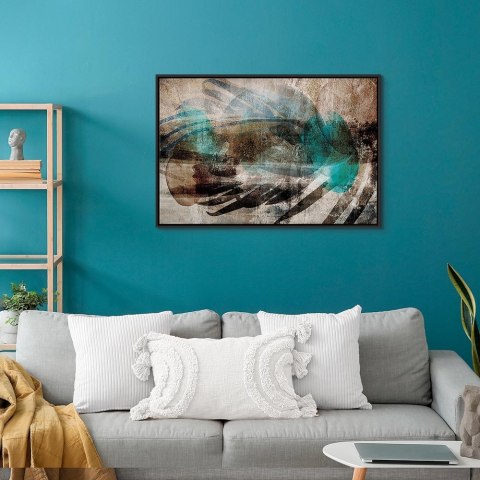 Obraz - Abstrakcyjny pióropusz (1-częściowy) szeroki