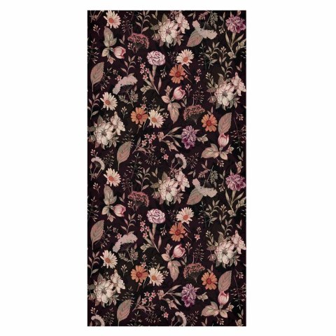 Tapeta - Pachnące kwiaty i zioła - śliwkowy