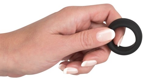 Black Velvets Silikonowy pierścień na penisa