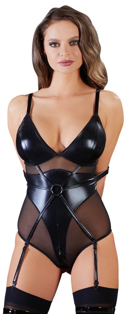 Body bondage z paskami na ręce XL