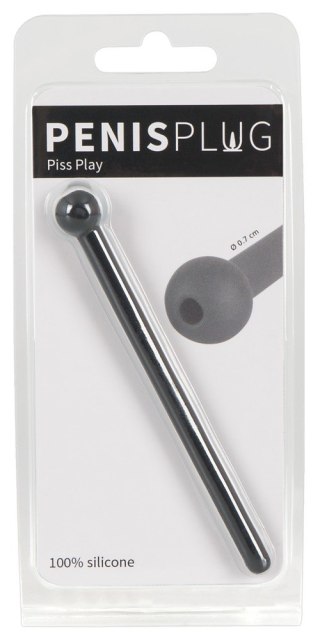 Czarny Elastyczny Dilator z Otworkiem