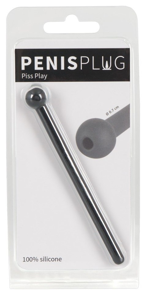 Czarny Elastyczny Dilator z Otworkiem