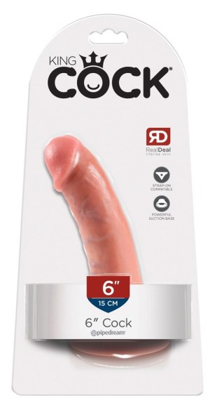 Dildo z przyssawką King Cock dł. 17 cm