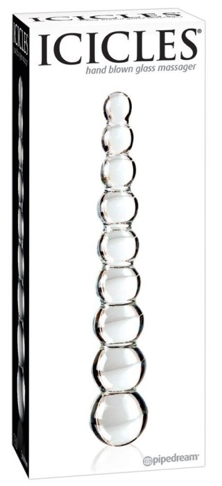 Icicles No. 2 Szklane dildo, kulki analne