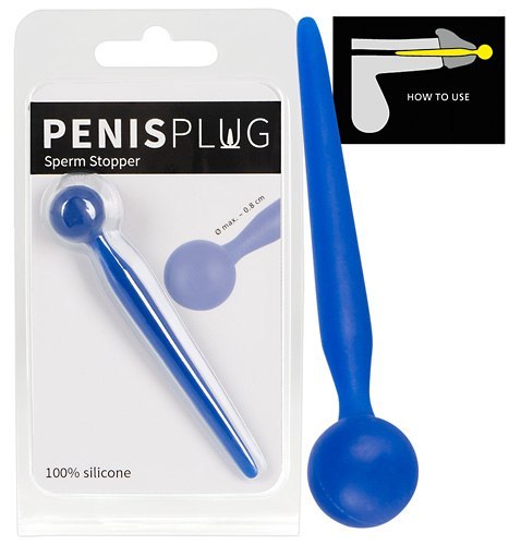 Silikonowy dilator, korek do cewki moczowej