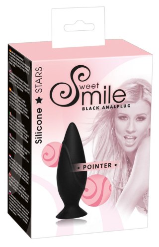 Sweet Smile Korek analny czarny