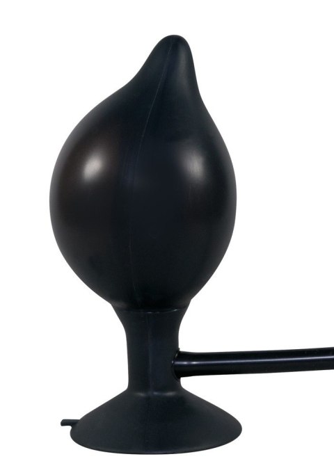 True Black Pompowany korek analny