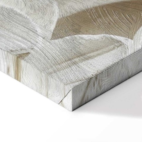 Obraz - Ceramiczne liście (1-częściowy) szeroki