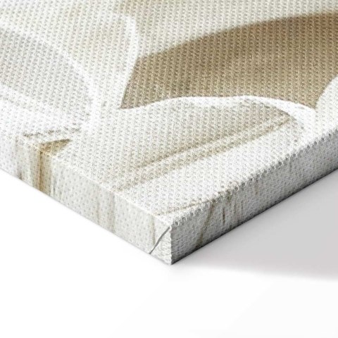 Obraz - Ceramiczne liście (1-częściowy) szeroki