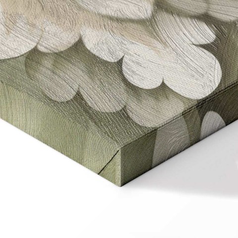 Obraz - Retro vintage kwiaty w delikatnych kolorach kremowych i zielonych