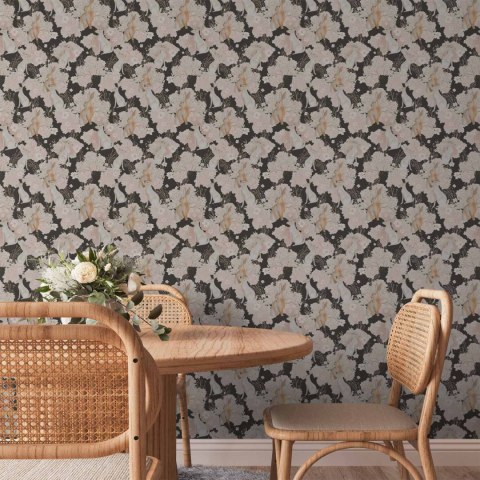 Tapeta - Białe i beżowe zające